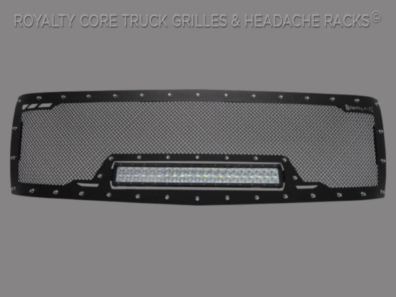 Royalty Core - Royalty Core 14546 Chevy 2500/3500 2007-2010 RCRX Full Grille Replacement LED Race Line