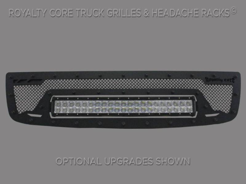 Royalty Core - Royalty Core 14548 GMC Sierra HD 2500/3500 2003-2006 RCRX LED Race Line Grille