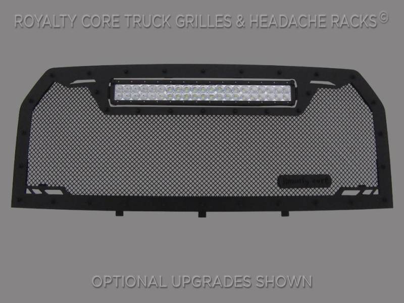 Royalty Core - Royalty Core 14593 Ford F-150 2015-2017 RCRX LED Race Line Full Grille Replacement-Top Mount LED