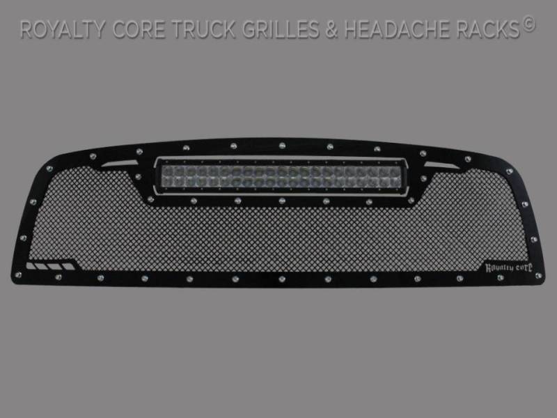 Royalty Core - Royalty Core 14603 DODGE RAM 1500 2009-2012 RCRX LED Race Line Grille-Top Mount LED