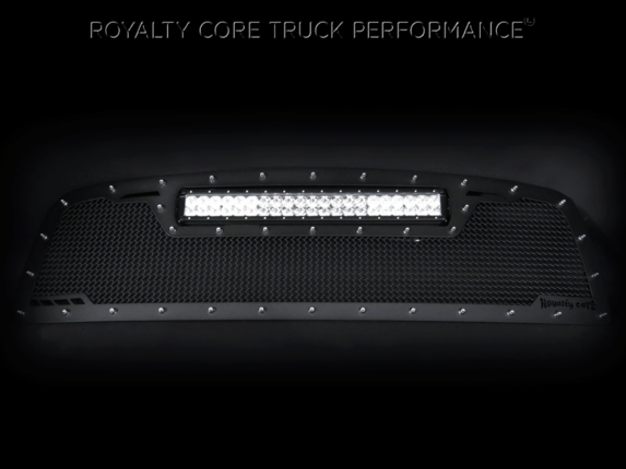 Royalty Core - Royalty Core 14609 Chevy 2500/3500 2005-2007 RCRX LED Full Grille Replacement-Top Mount LED