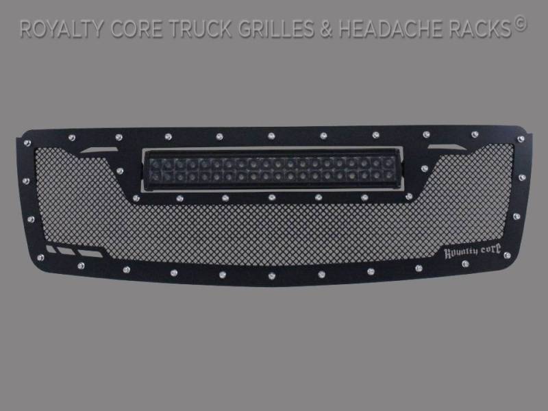 Royalty Core - Royalty Core 14616 Chevrolet Suburban-Tahoe-Avalanche 2007-2014 RCRX LED Race Grille-Top Mount LED
