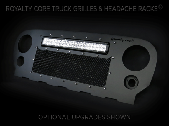 Royalty Core - Royalty Core 14637 Jeep Wrangler 2007-2017 RCRX LED Race Line Full Grille Replacement-Top Mount LED