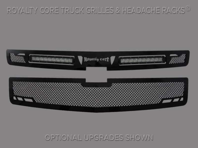Royalty Core - Royalty Core 14791 Chevrolet Suburban & Tahoe 2015-2018 RCRX LED Race Grille-Top Mount LED