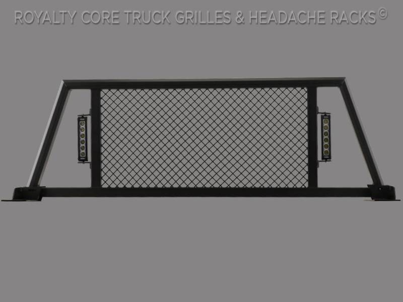 Royalty Core - Royalty Core 15320 Chevy/GMC 1500/2500/3500 HD 1999-2007.5 RC88X Headache Rack with LED Light Bars