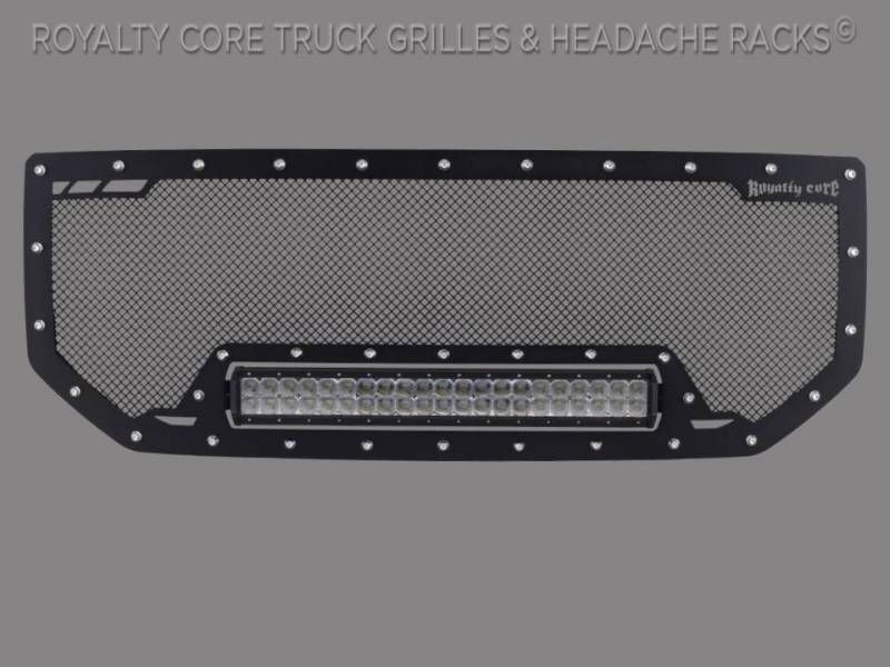 Royalty Core - Royalty Core 14902 GMC Sierra 1500, Denali, & All Terrain 2016-2018 RCRX LED Race Line Grille