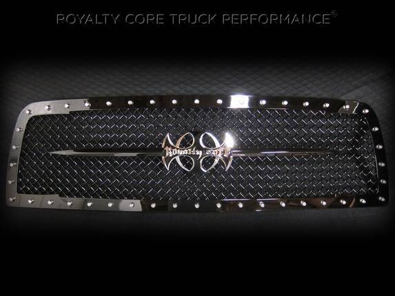 Royalty Core - Royalty Core 14934 Dodge Ram 1500 2009-2012 RC1 Main Grille with Black Sword Assembly