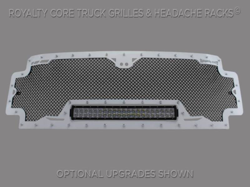 Royalty Core - Royalty Core 14963 Ford Super Duty 2017-2019 RCRX LED Race Line Full Grille Replacement*STOCK*