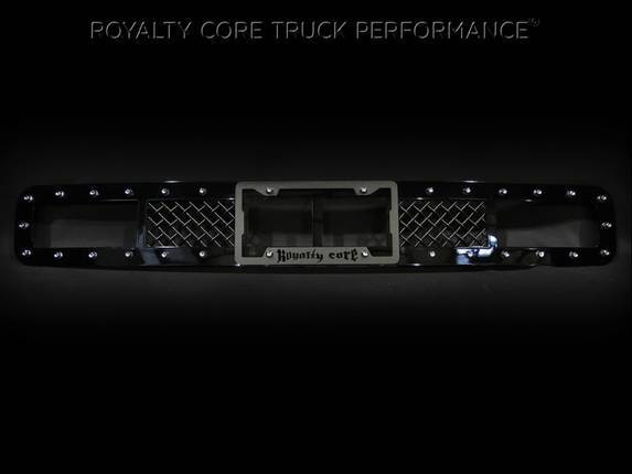 Royalty Core - Royalty Core 14969 Ford Super Duty 2017-2019 Bumper Grille with License Plate Housing