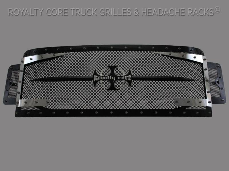 Royalty Core - Royalty Core 14975 Ford Super Duty 2017-2019 RC3DX Innovative Full Grille Replacement