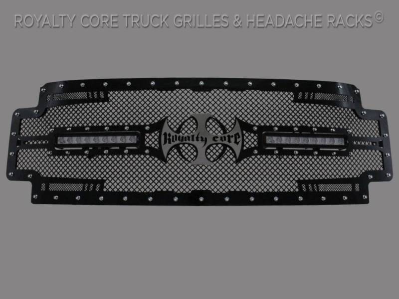 Royalty Core - Royalty Core 14977 Ford Super Duty 2017-2019 RC2X X-Treme Dual LED Full Grille Replacement