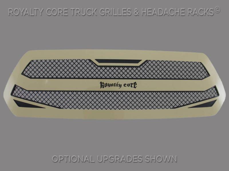 Royalty Core - Royalty Core 15047 Royalty Core Toyota Tacoma 2016-2018 RC4 Layered Grille 100% Stainless Steel Truck Grille