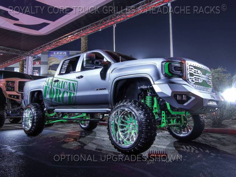 Royalty Core - Royalty Core 15079 GMC Sierra & Denali 1500 2016-2018 RC5 Quadrant Grille