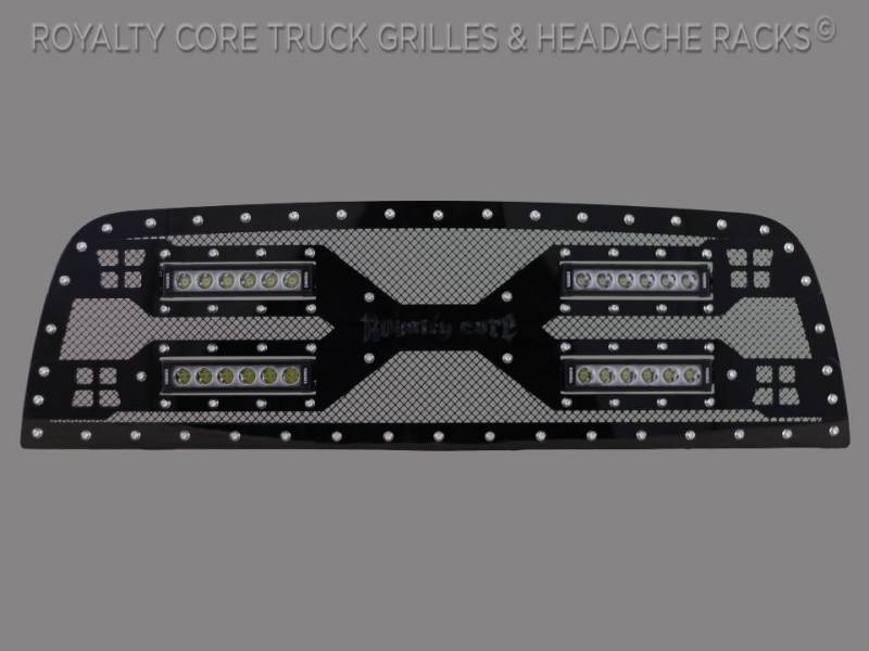 Royalty Core - Royalty Core 15119 Royalty Core Ram 1500 2013-2018 RC5X Quadrant LED Grille
