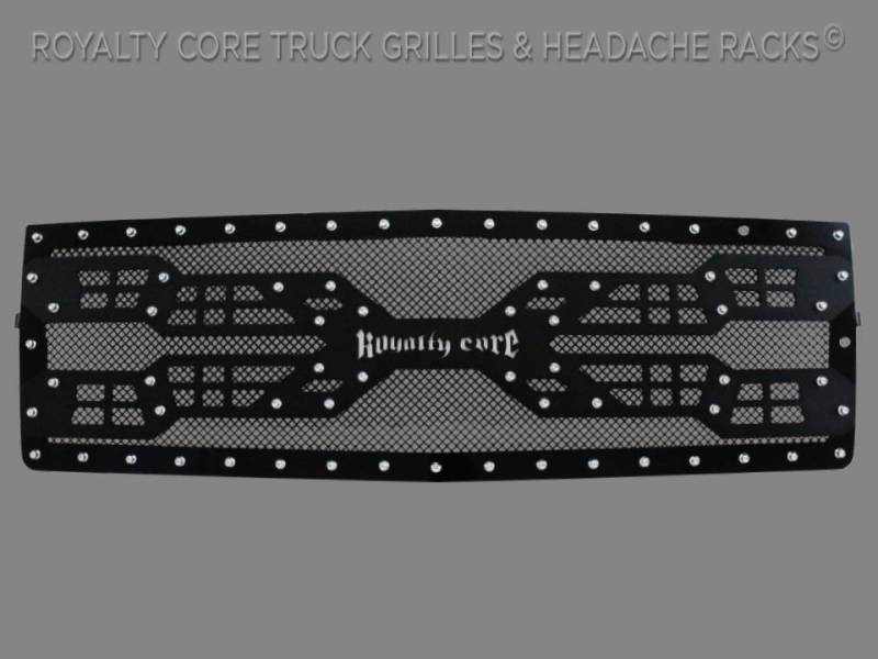 Royalty Core - Royalty Core 15294 Chevrolet Silverado Full Grille Replacement 2500/3500 HD 2011-2014 RC5 Quadrant Grille