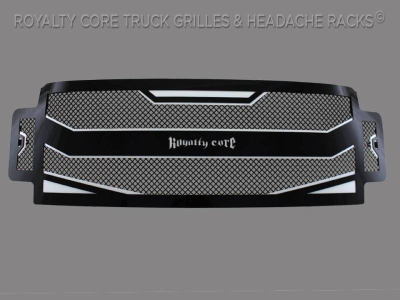 Royalty Core - Royalty Core 15309 Ford Super Duty 2017-2019 RC4 Layered Full Grille Replacement
