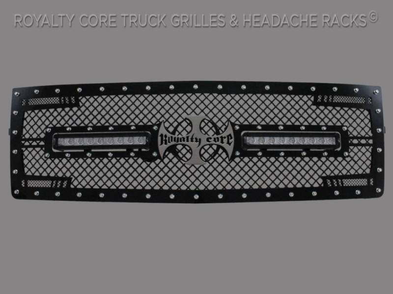 Royalty Core - Royalty Core 15376 Chevrolet 1500 Z71 2014-2015 RC2X X-Treme Dual LED Grille