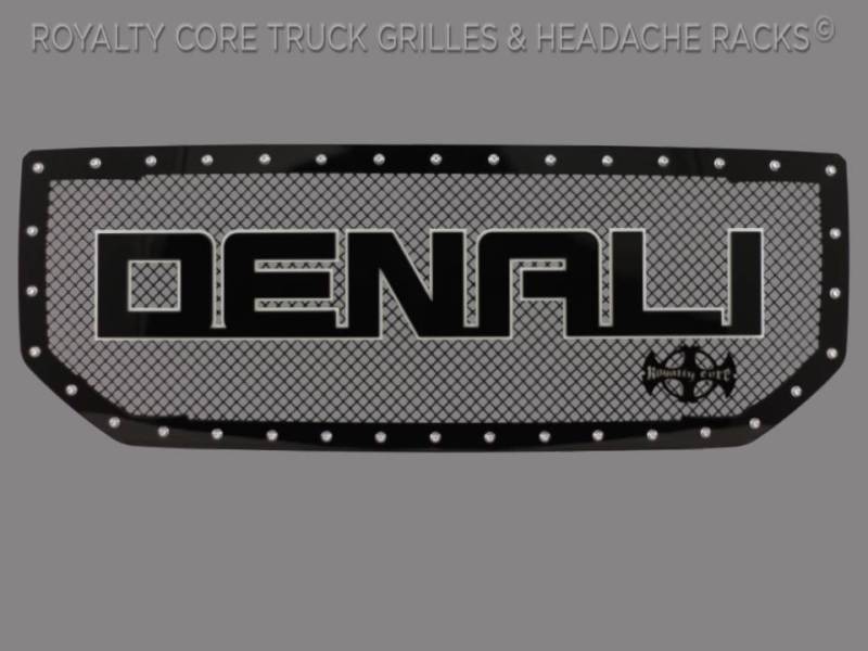 Royalty Core - Royalty Core 15641 GMC Sierra 1500, Denali, & All Terrain 2016-2018 RC1 Classic Grille With Denali Emblem