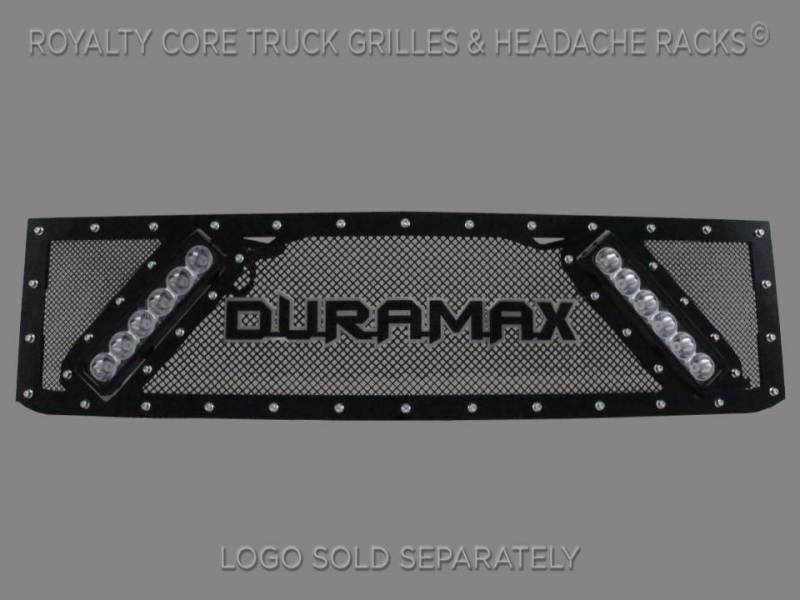 Royalty Core - Royalty Core 15667 Chevy 2500/3500 2015-2019 RCX Explosive Dual LED Grille