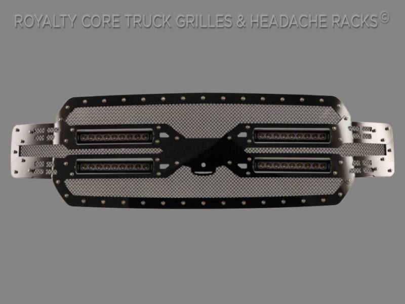 Royalty Core - Royalty Core 15734 Ford F-150 2018-2019 RC5X Quadrant LED Full Grille Replacement