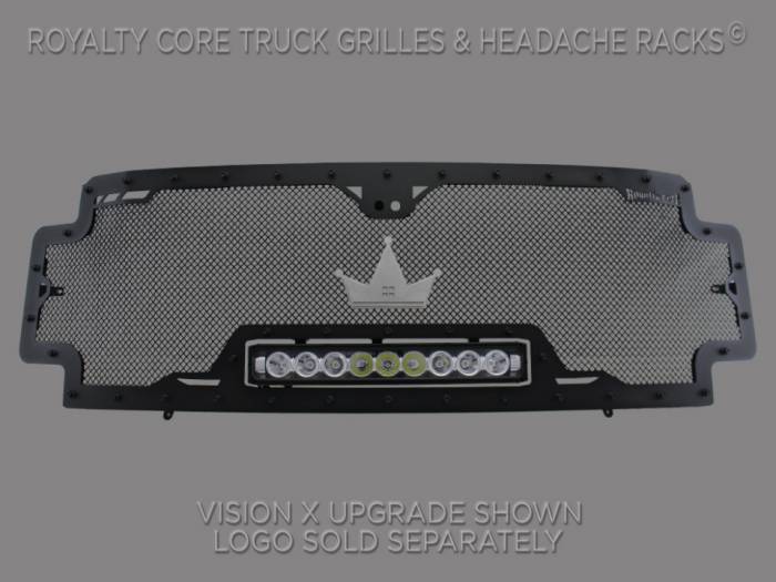 Royalty Core - Royalty Core 15740 Ford Super Duty 2017-2019 RCRX Full Grille Replacment LED Race Line-Top Mount