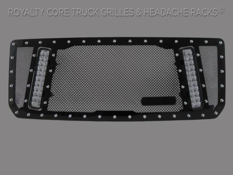 Royalty Core - Royalty Core 15773 GMC Sierra & Denali 1500  2016-2018 RCX Explosive Dual LED Grille