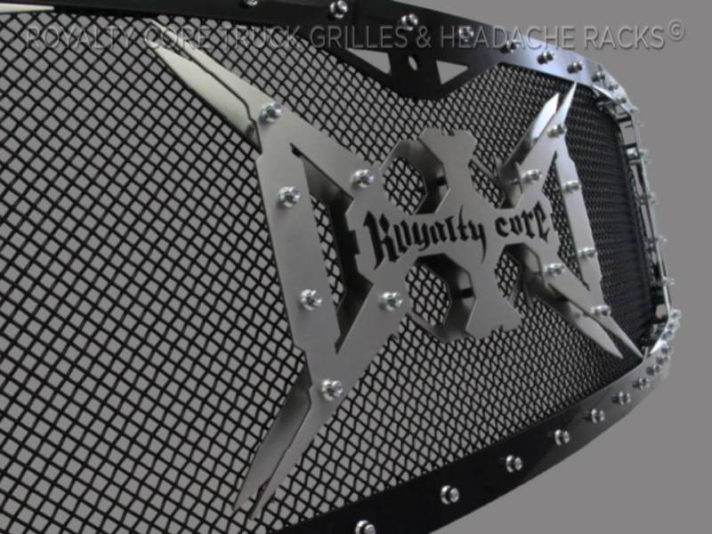 Royalty Core - Royalty Core 15787 Ford Super Duty 2017-2019 RC6D Raised Graphic Full Grille Replacement