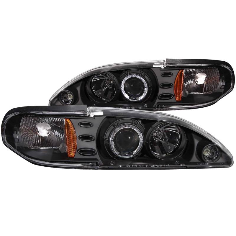 Anzo USA - Anzo USA 121038 Projector Headlight Set w/Halo