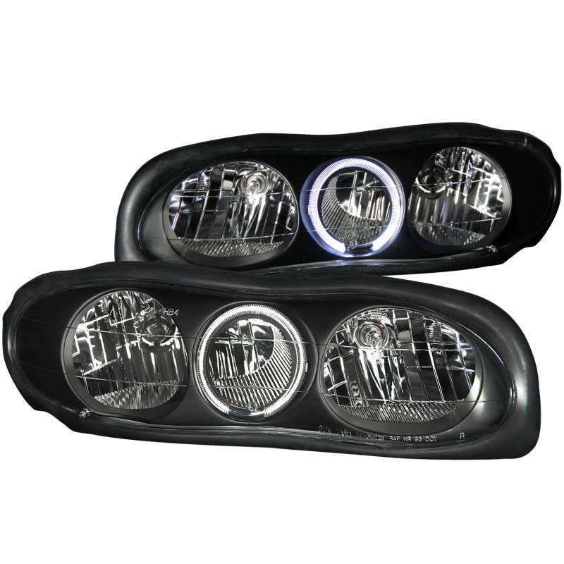 Anzo USA - Anzo USA 121024 Crystal Headlight Set w/Halo
