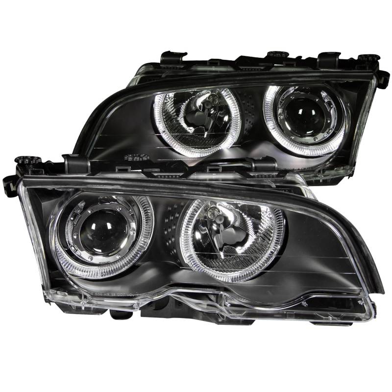 Anzo USA - Anzo USA 121015 Projector Headlight Set w/Halo
