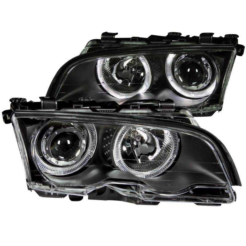 Anzo USA - Anzo USA 121013 Projector Headlight Set w/Halo
