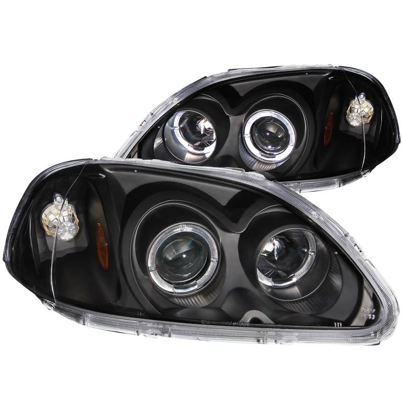 Anzo USA - Anzo USA 121068 Projector Headlight Set w/Halo