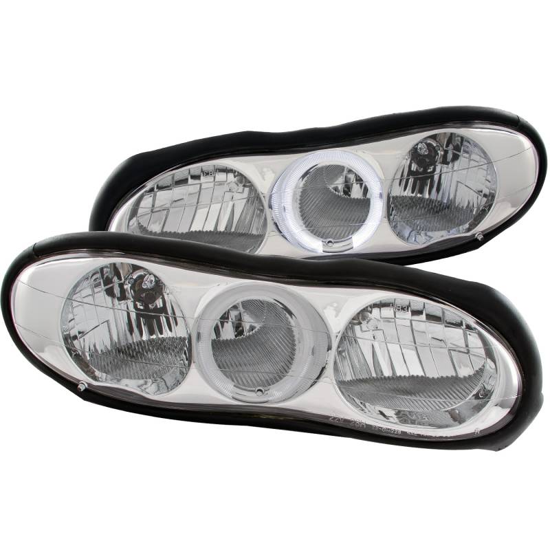 Anzo USA - Anzo USA 121025 Crystal Headlight Set w/Halo