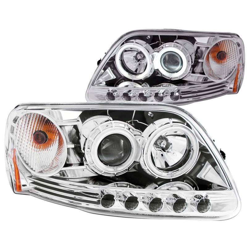 Anzo USA - Anzo USA 111054 Projector Headlight Set w/Halo