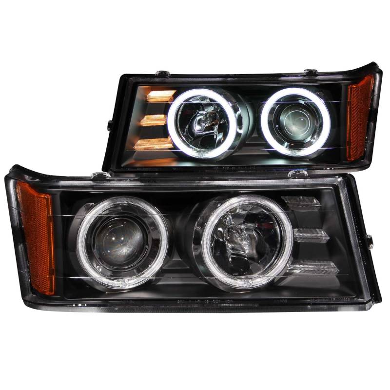 Anzo USA - Anzo USA 111079 Projector Headlight Set w/Halo