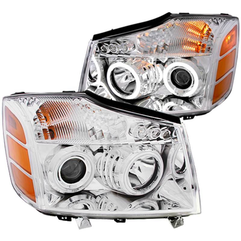 Anzo USA - Anzo USA 111094 Projector Headlight Set w/Halo