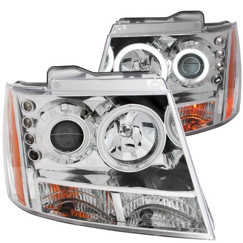 Anzo USA - Anzo USA 111108 Projector Headlight Set w/Halo