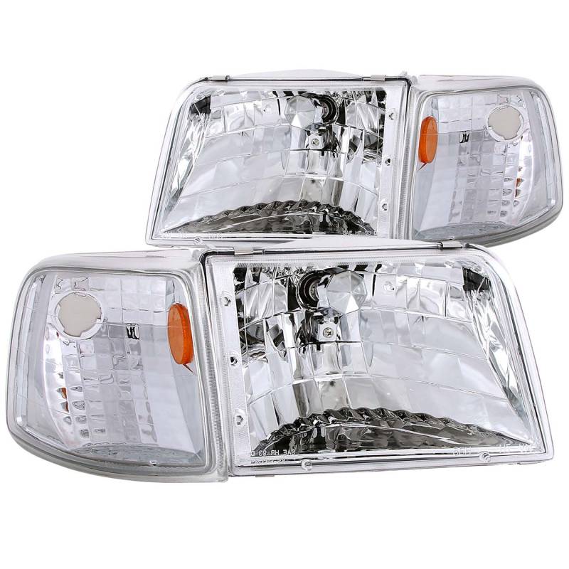 Anzo USA - Anzo USA 111119 Crystal Headlight Set