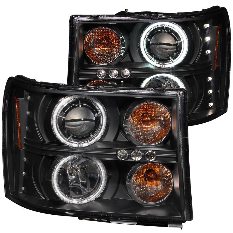 Anzo USA - Anzo USA 111125 Projector Headlight Set w/Halo