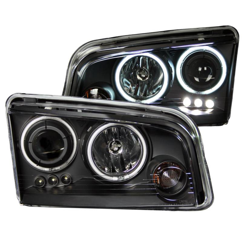 Anzo USA - Anzo USA 121218 Projector Headlight Set w/Halo