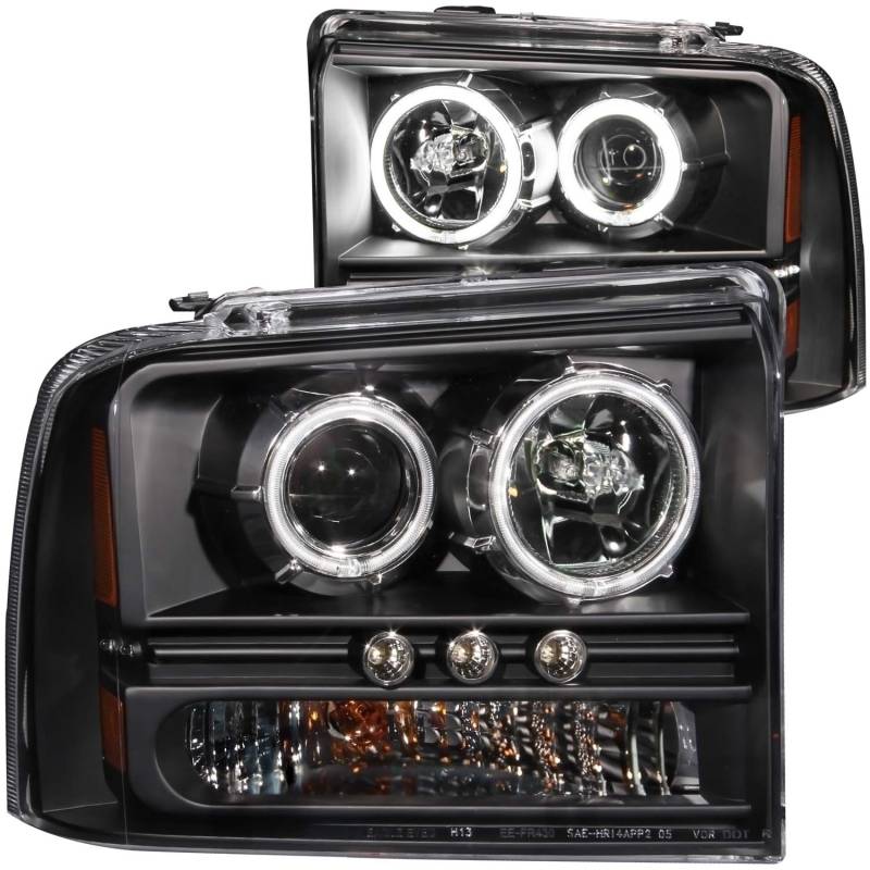 Anzo USA - Anzo USA 111117 Projector Headlight Set w/Halo