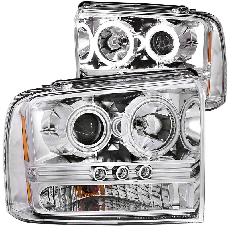 Anzo USA - Anzo USA 111118 Projector Headlight Set w/Halo