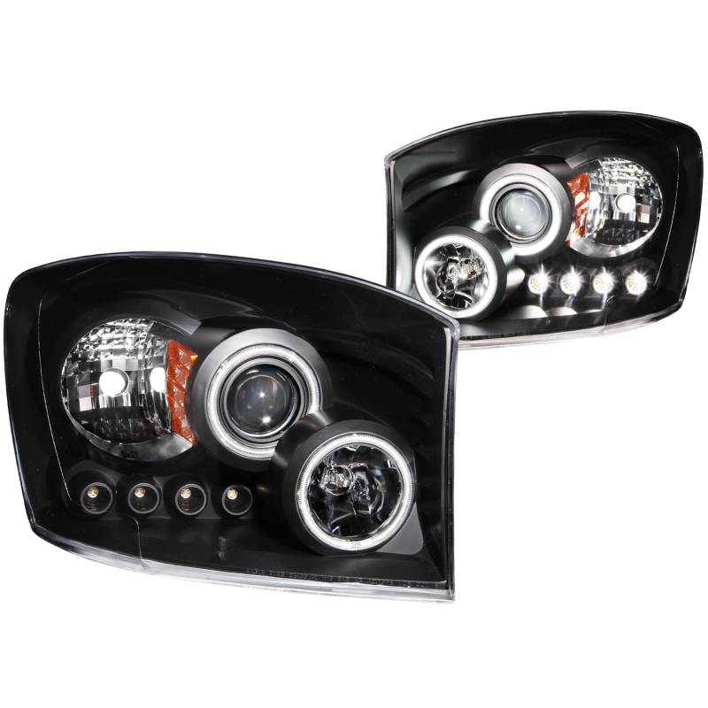 Anzo USA - Anzo USA 111104 Projector Headlight Set w/Halo