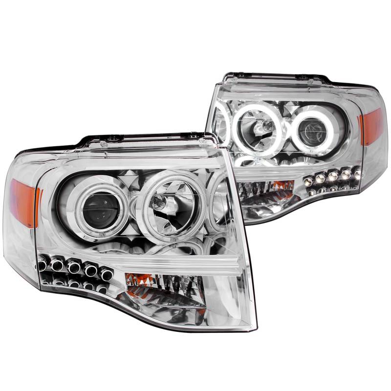 Anzo USA - Anzo USA 111114 Projector Headlight Set w/Halo