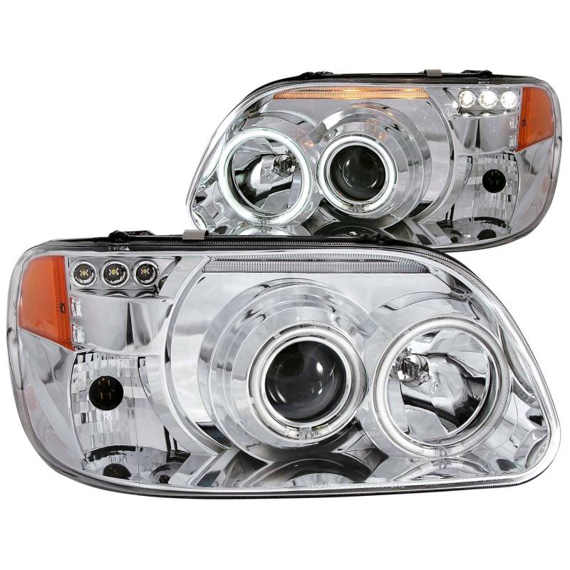 Anzo USA - Anzo USA 111133 Projector Headlight Set w/Halo