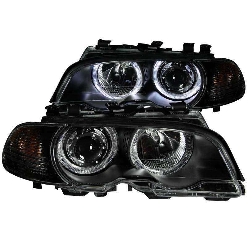 Anzo USA - Anzo USA 121269 Projector Headlight Set w/Halo