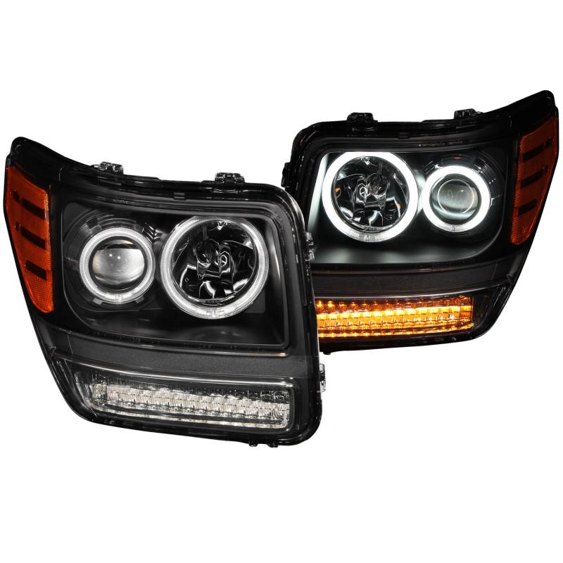 Anzo USA - Anzo USA 111145 Projector Headlight Set w/Halo