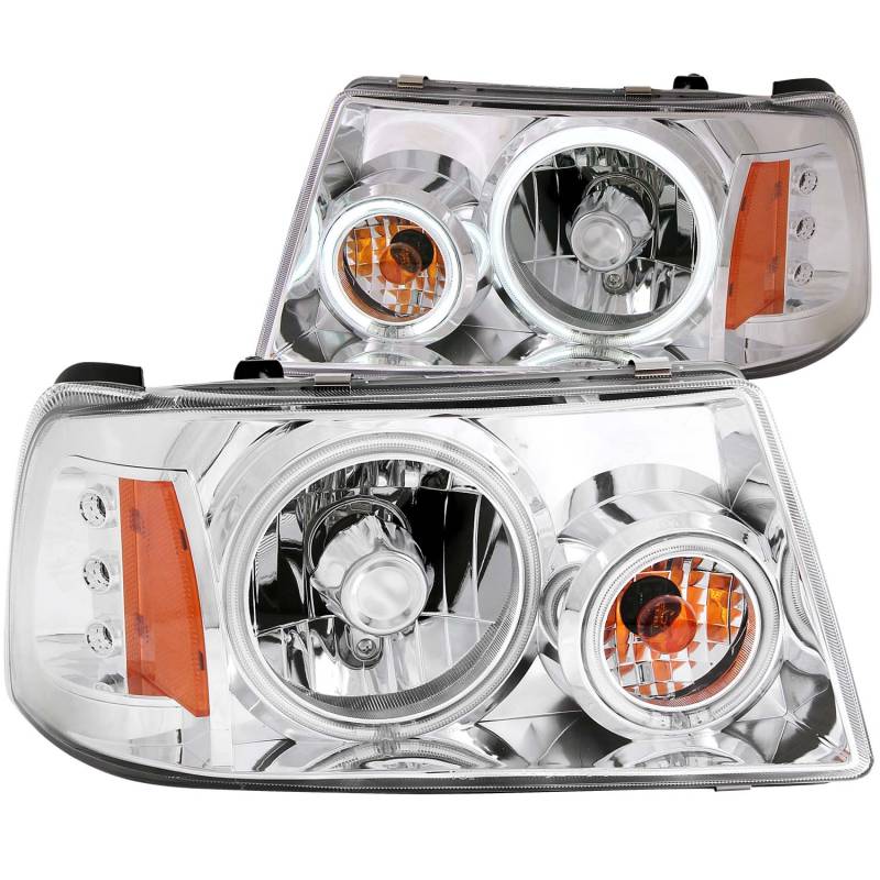 Anzo USA - Anzo USA 111151 Crystal Headlight Set w/Halo