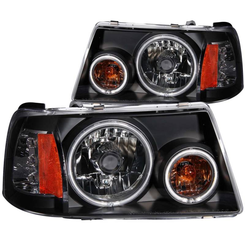 Anzo USA - Anzo USA 111152 Crystal Headlight Set w/Halo