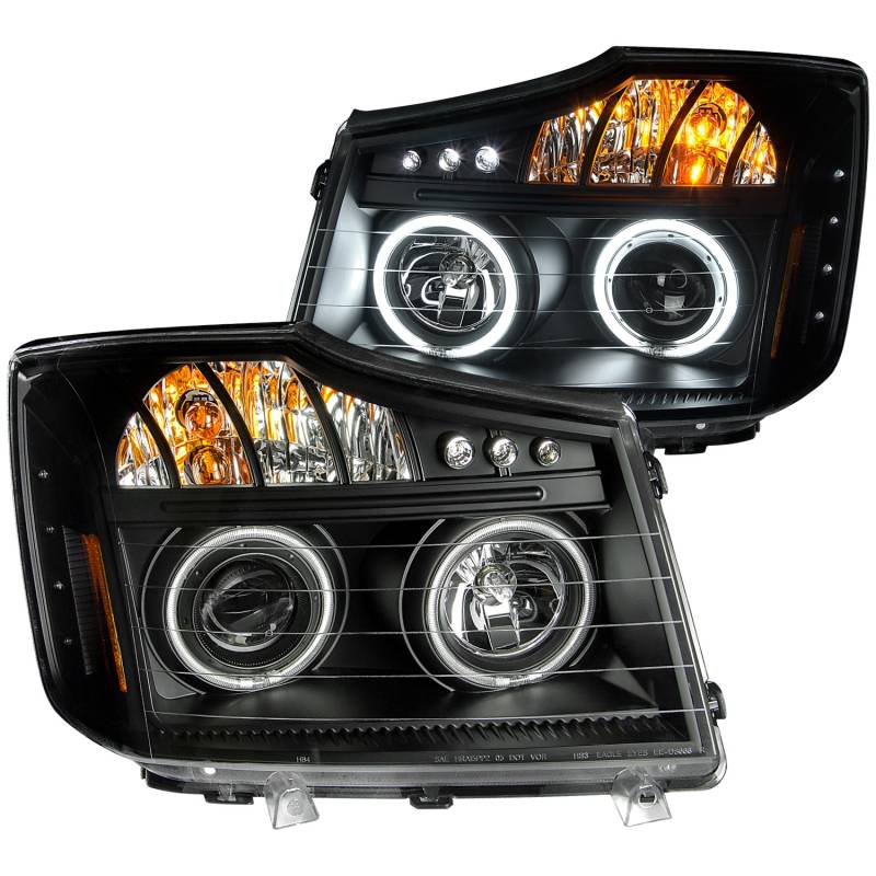Anzo USA - Anzo USA 111178 Projector Headlight Set w/Halo